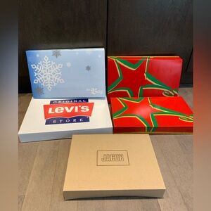 Vintage Canadian Retail Gift Box Bundle - Sears, Jacob, The Bay, Levi's